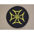 Maltese Cross Patch, Sew On Maltese Cross Patch, Sew On